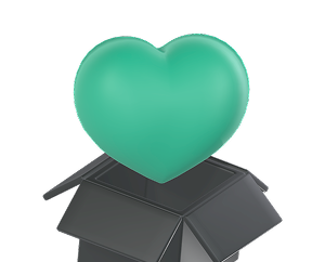 Heart in box